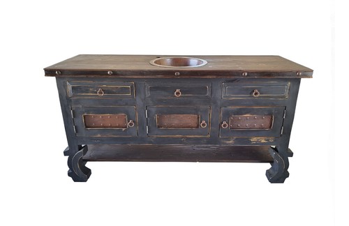 Morton rustic bathroom - morton,